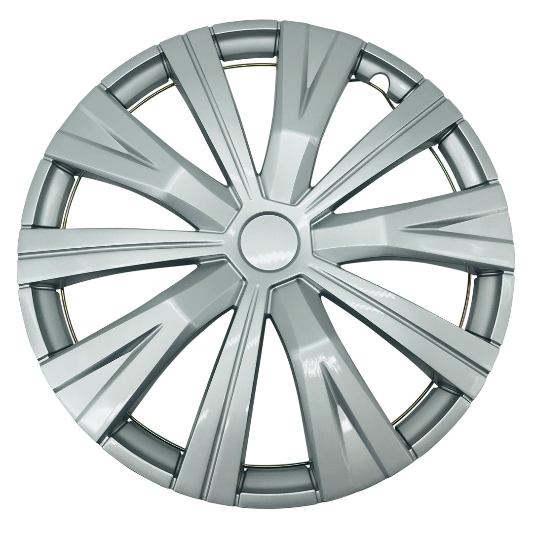 MWC 446627 Hubcaps Wheel Covers 16 inch 4 Set Silver-Lacquer