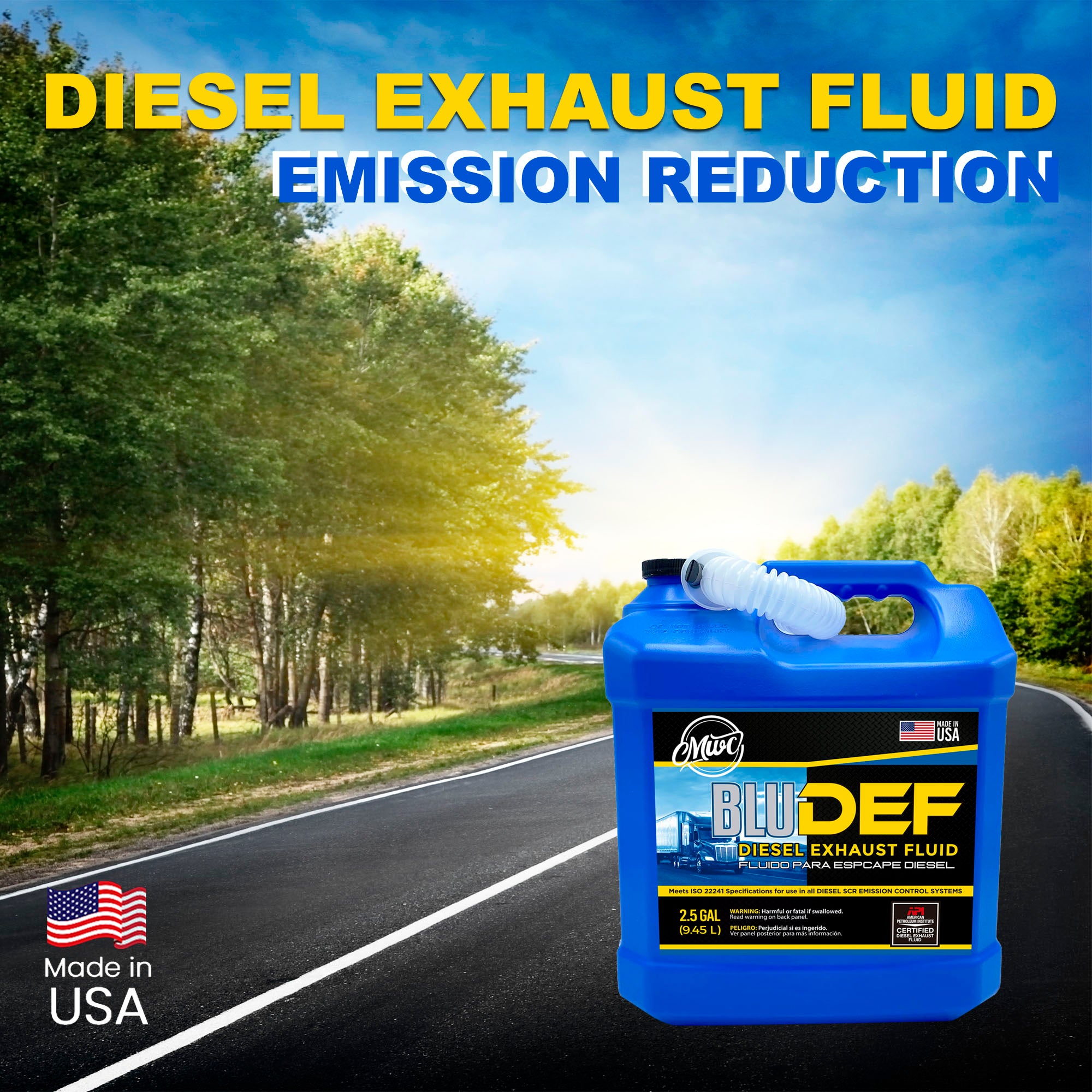 MWC AdBlue Diesel Exhaust Fluid (DEF)- 2.5 Gallon