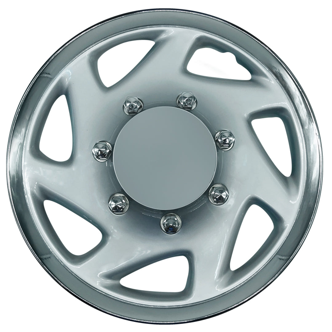 MWC 446580 Hubcaps Wheel Covers 16 inch 4 Set Silver-Chrome