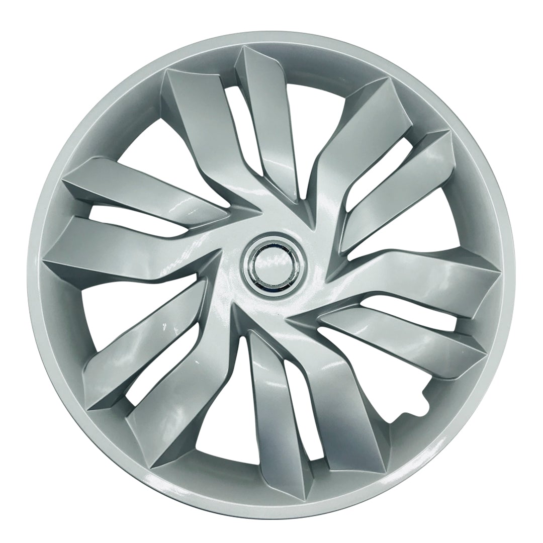 MWC 446603 Hubcaps Wheel Covers 15 inch 4 Set Silver-Lacquer