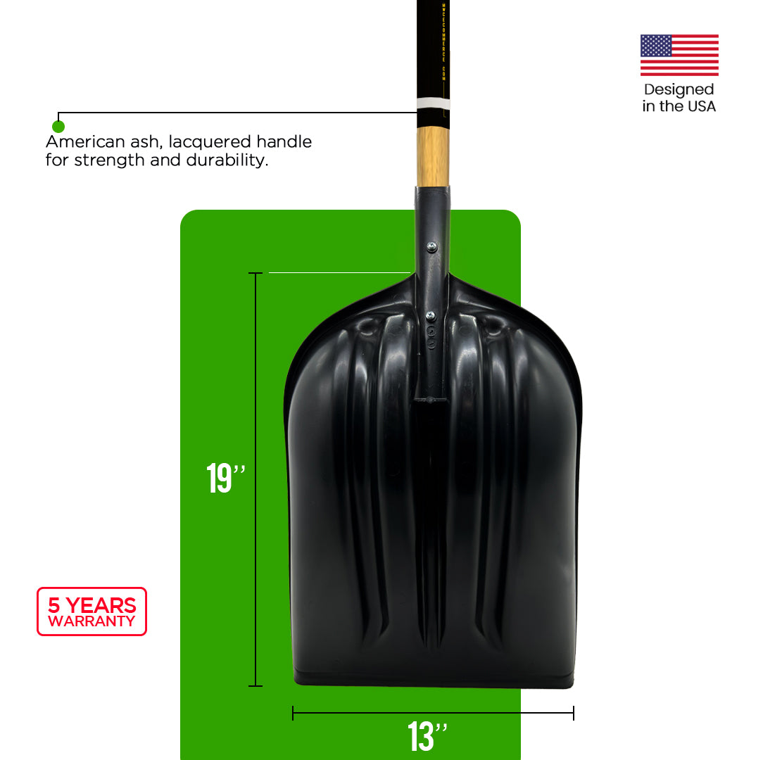 MWC 446986 Scoop Poly Shovel D-Handle, 29-Inch.